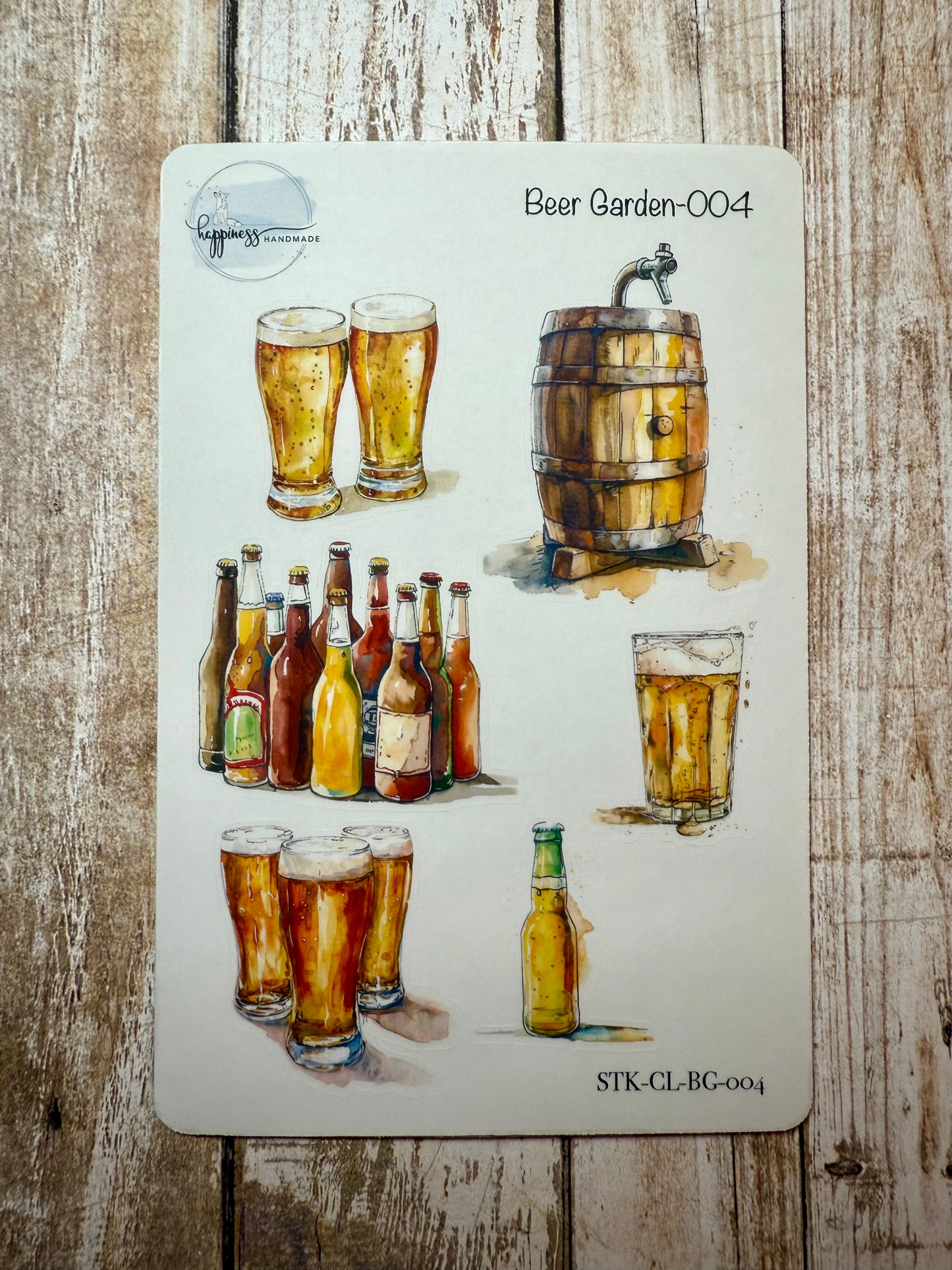 Beer Garden-004-Sticker Sheet