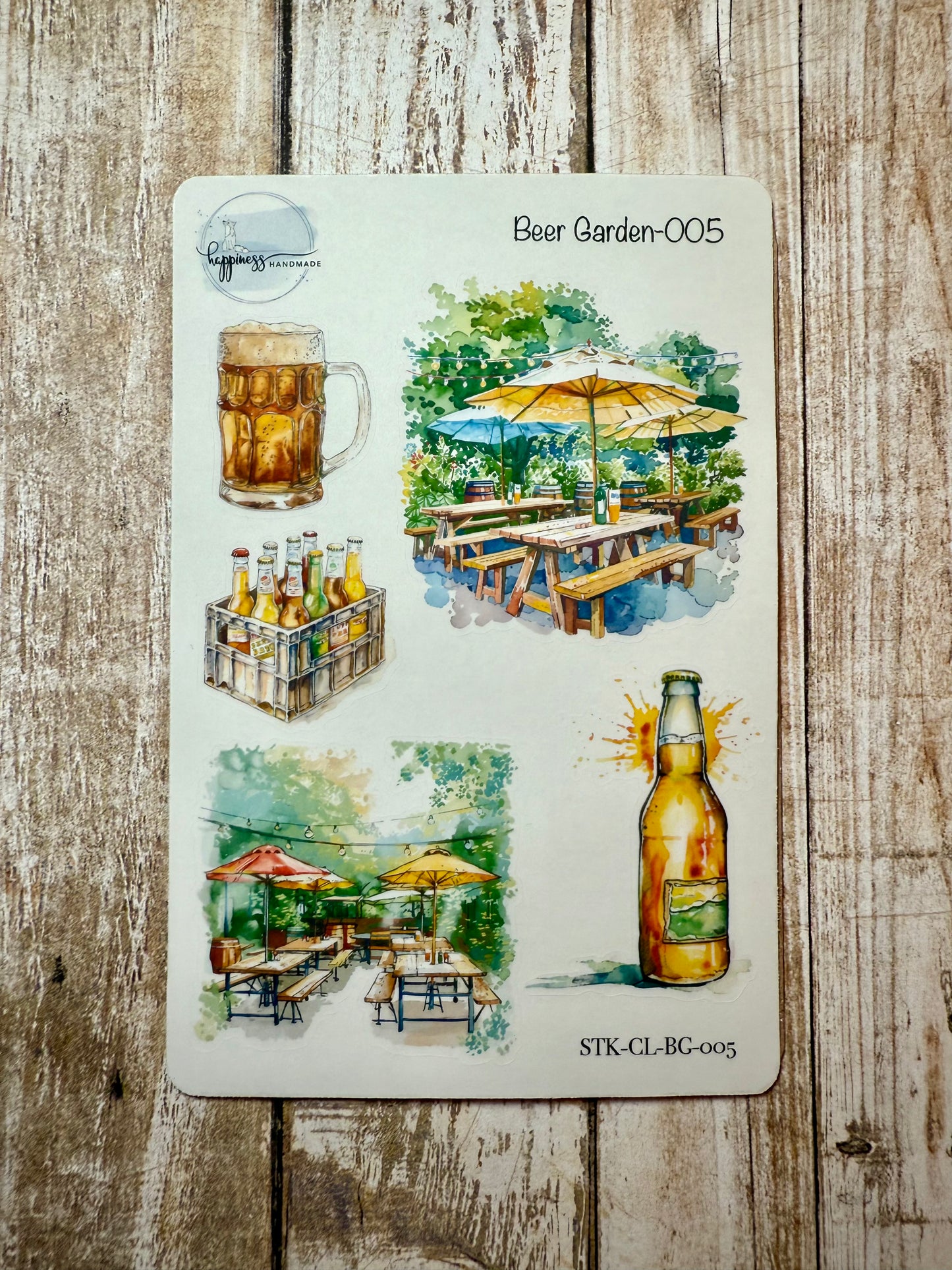 Beer Garden-005-Sticker Sheet