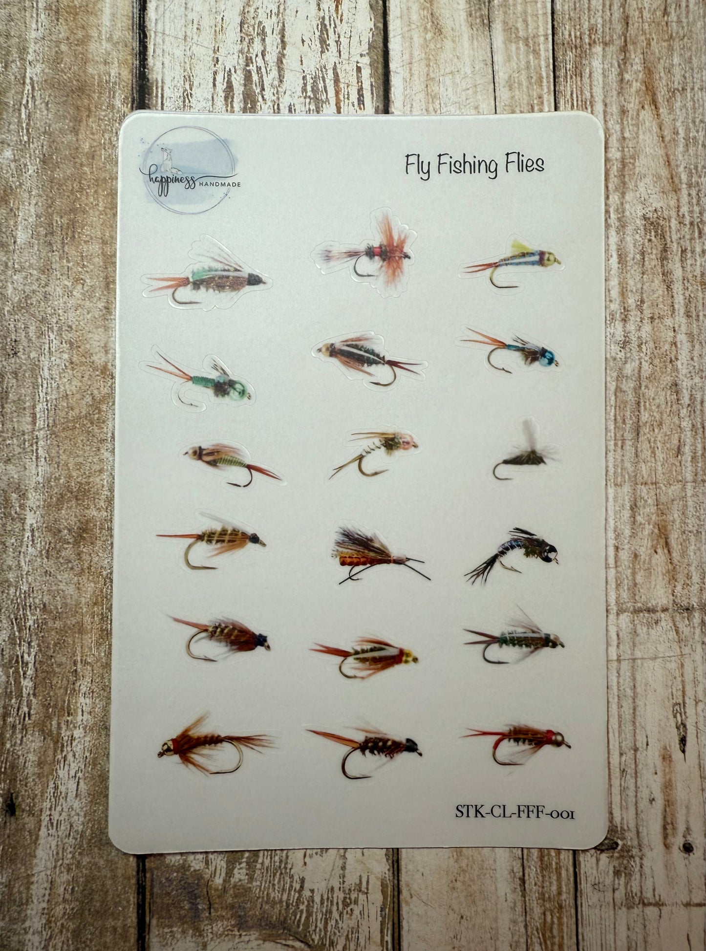 Fly Fishing Flies-Sticker Sheet