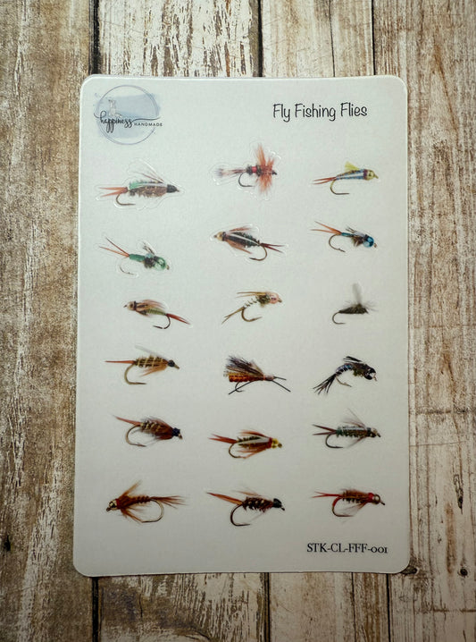 Fly Fishing Flies-Sticker Sheet