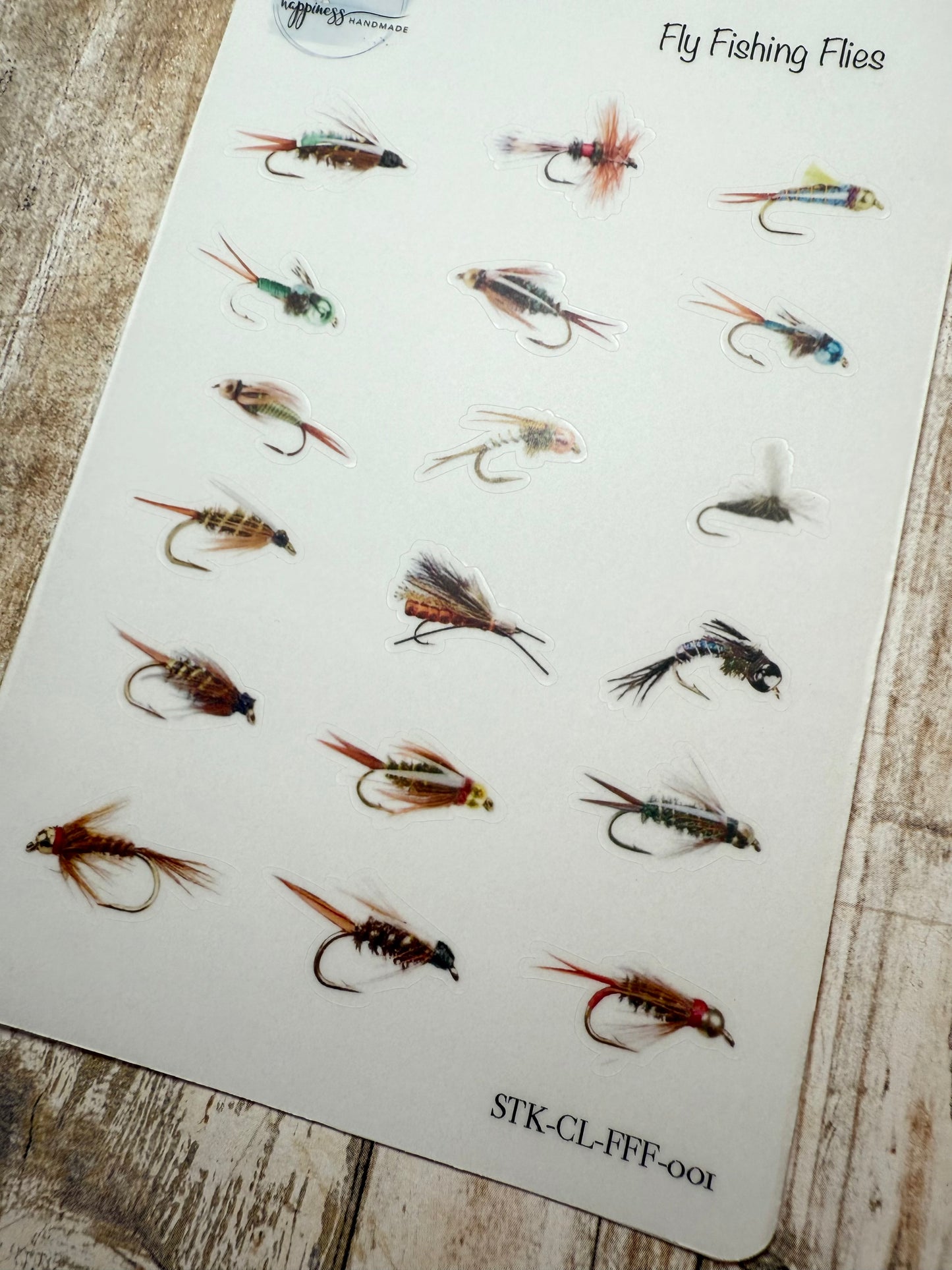 Fly Fishing Flies-Sticker Sheet