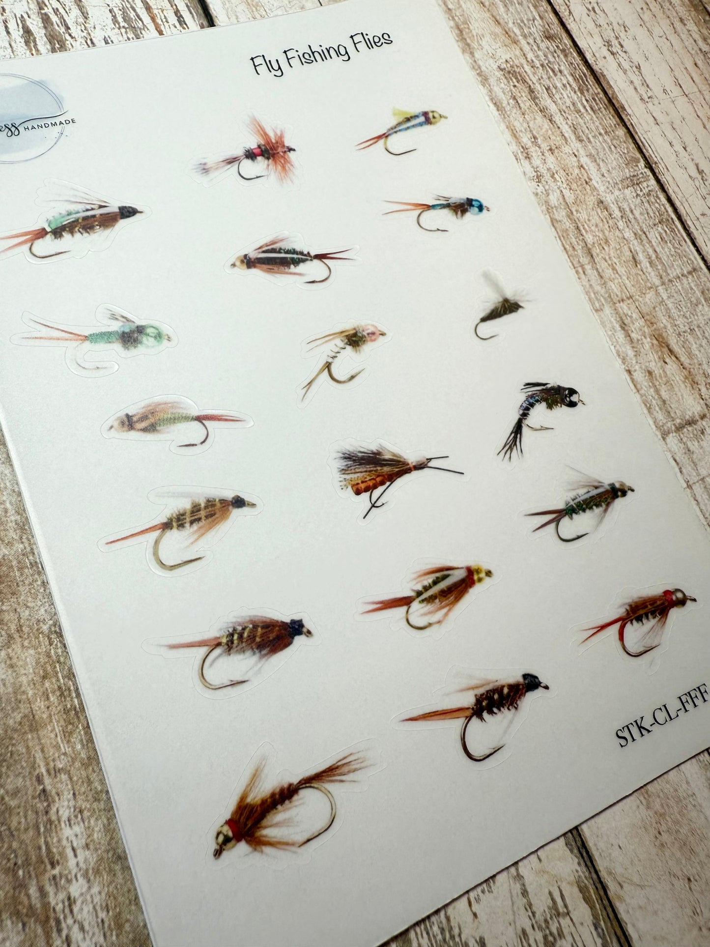 Fly Fishing Flies-Sticker Sheet